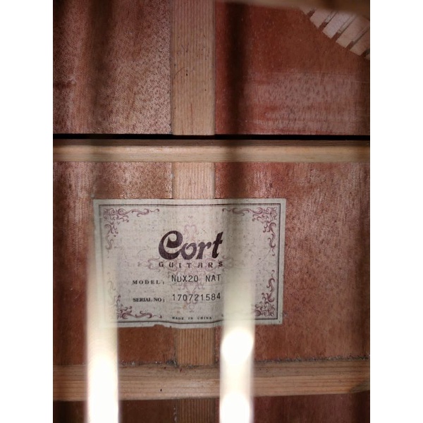 Gitar Cort NDX20 original akustik elektrik gitar second terawat