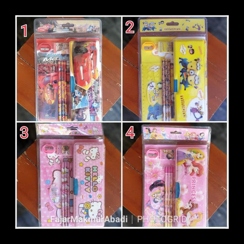 

STOK BARU STUDY SET KARAKTER / ALAT TULIS SET / D035 PAKET ALAT TULIS MURAH TERLENGKAP
