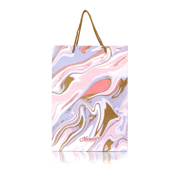 

✨ BISA COD ✨ Tas Kertas / Paper Bag Harvest - Sugar Pop 02-02 Marble