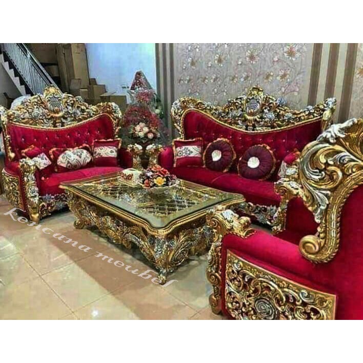 Kursi Tamu Belagio Ukir Jepara/Kursi Ruang Tamu Mewah