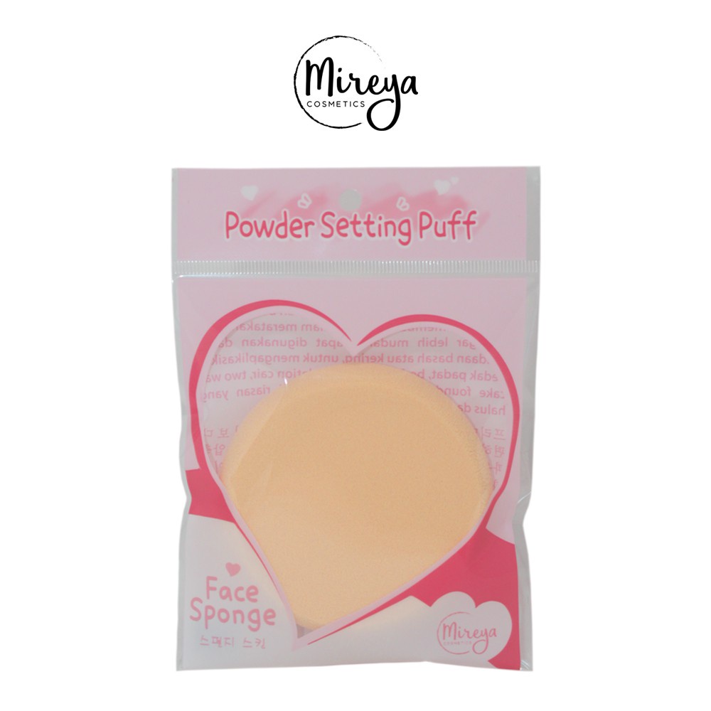 MIREYA Powder Setting Puff FOUNDATION / BEDAK PADAT /  Saput Air