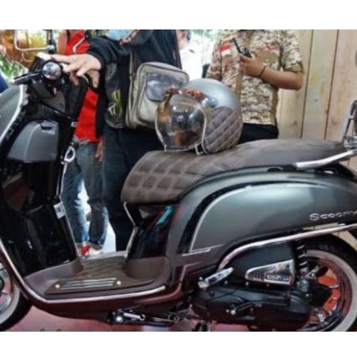jok custom scoopy fi 2021-ulir ketupat.