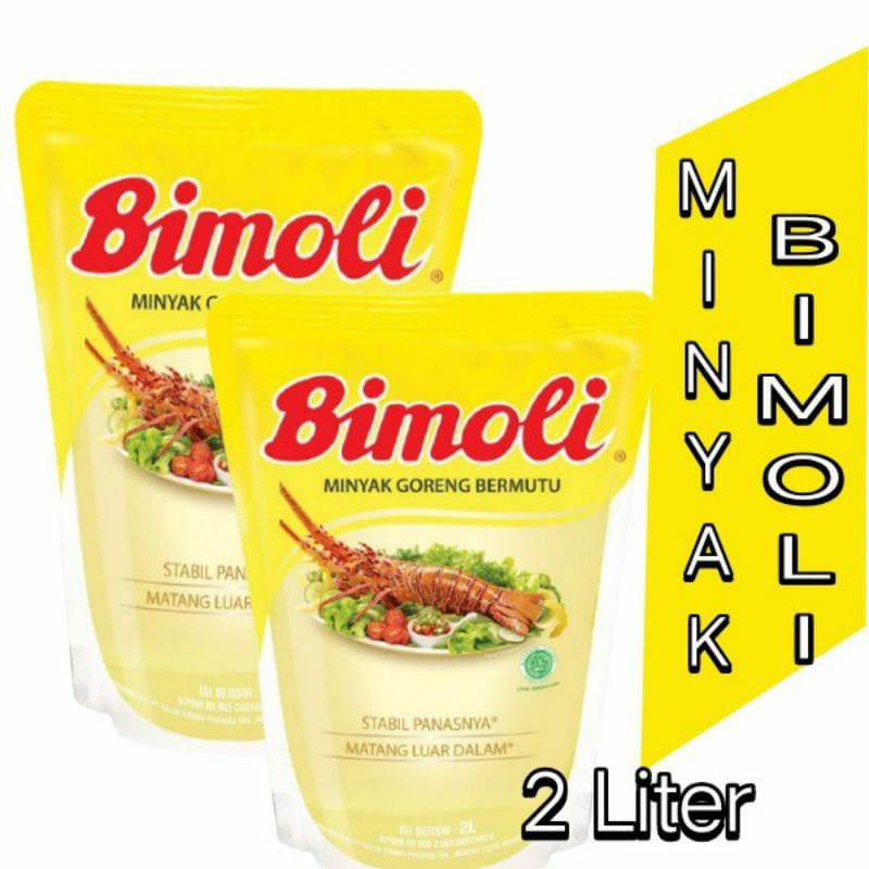 

Minyak goreng berkualitas minyak Bimoli 2 liter