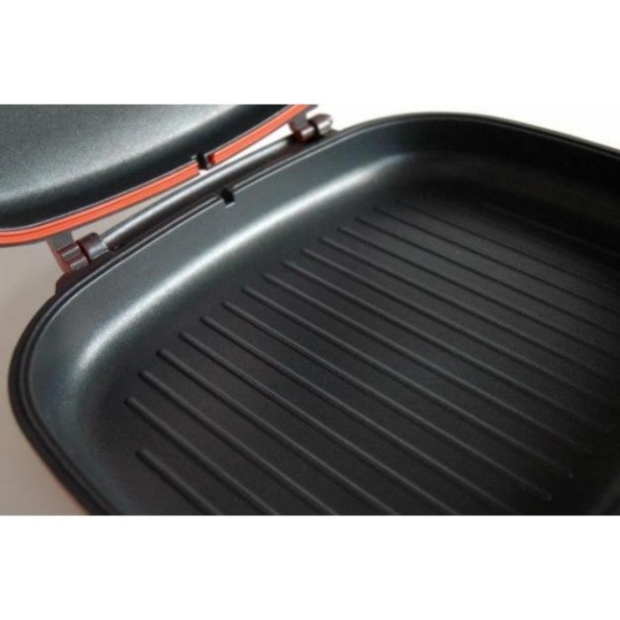 Happy Call 32 cm Double pan Grill Panci Anti lengket Jumbo