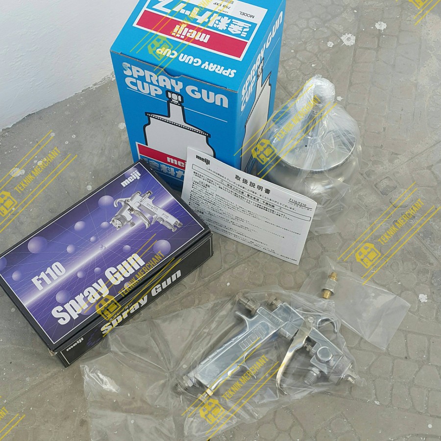 spray gun cat meiji jepang asli f110 Tabung bawah