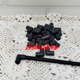 SAMBUNGAN PIPA PVC HITAM KECIL 8 MM SOK KNEE KENI KNI L AQUARIUM 7/9 mm