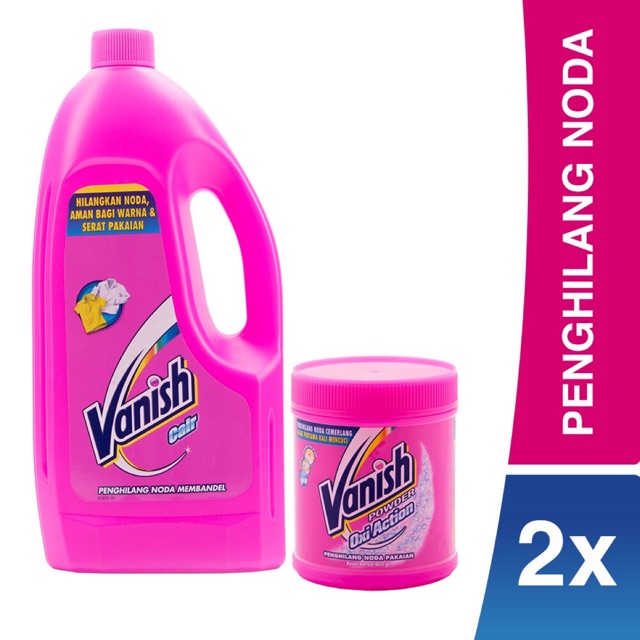 Vanish cair 1 liter + powder 400 ( bundel )