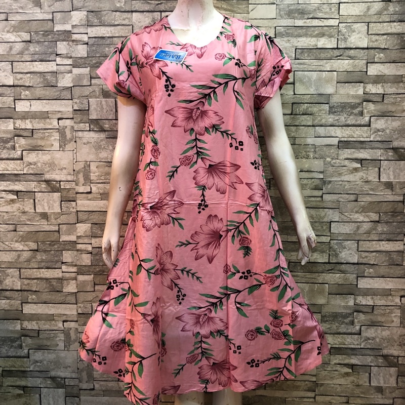 DASTER BALI MURAH MOTIF KEMBANG | BATIK AQILAH-OB 1