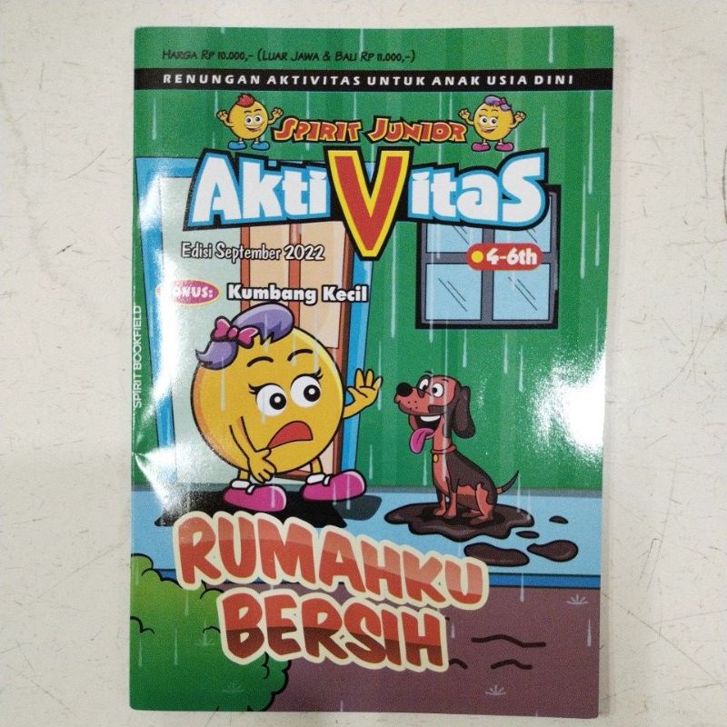 Buku Renungan Anak Spirit Junior Aktivitas Bulan September 2022