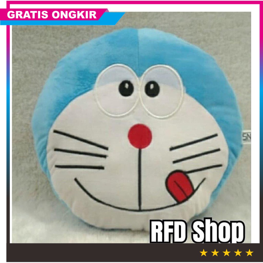 Promo Bantal Kepala Boneka Doraemon Terbatas Shopee Indonesia