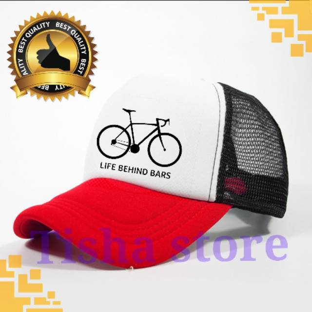 Topi jaring sepeda custom 3