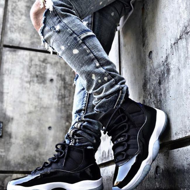 ✨ HARGA TURUN SEPATU SNEAKER WANITA✨ NIKE AIR JORDAN 11 SPACE JAM PREMIUM - 41 ,SEPATU COWOK
