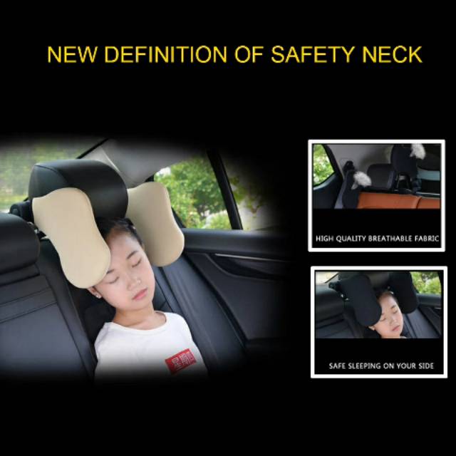 bantal mobil anak dewasa headrest memory foam bantal leher