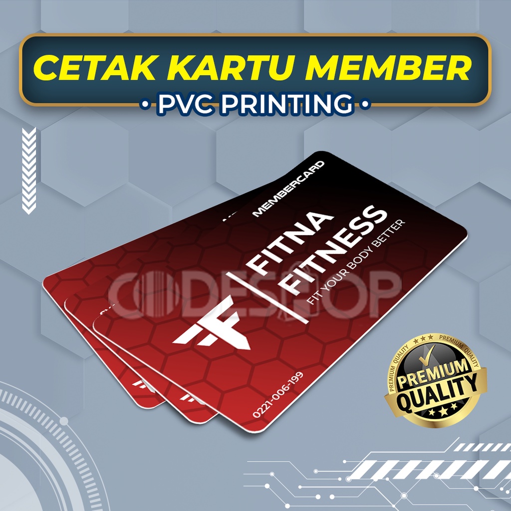 

Cetak Kartu Anggota PVC RFID Member Card