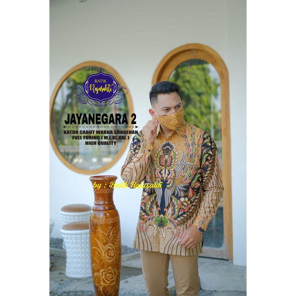 JAYANEGARA 2 RAJASAKTI KEMEJA BATIK SOLO PRIA LENGAN PANJANG PENDEK LAPIS FURING ATASAN PREMIUM MODERN KATUN HALUS PARANG MEWAH PARANG PUTIH PARANG SAMODRA PERMATA BIRU PRADANA PRAHASTA COLET PRANADIPA 2 PRANADIPA KEMBAR PRANADIPA M2 PRAPANCA PRASOJO