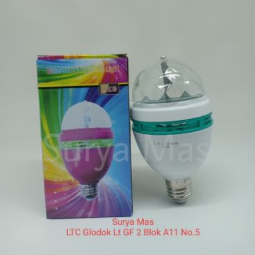 Lampu Disco LED Full Colour Rotating Lampu Hias LED Lampu Party LED