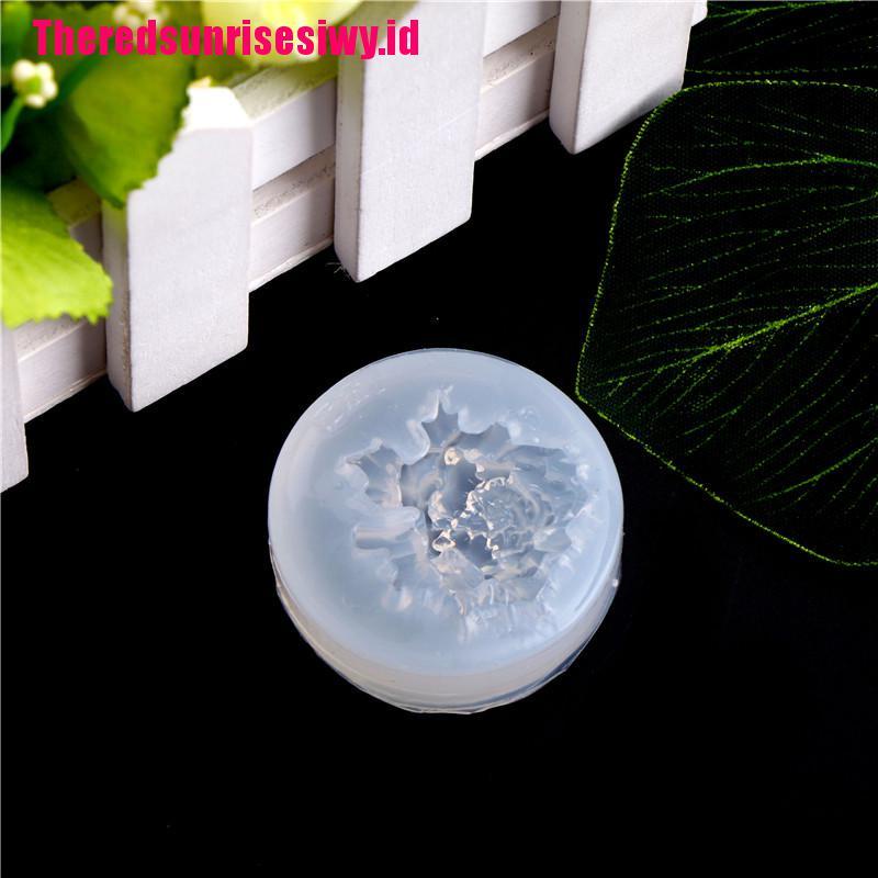 Home &amp; Living% Cetakan Kue / Sabun Bentuk Bunga Mawar Bahan Silikon