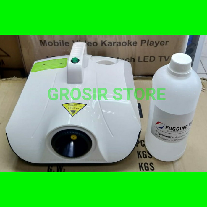 Paket Mesin Smoke Asap 900 Watt Wireless + Cairan Food Grade 1Liter