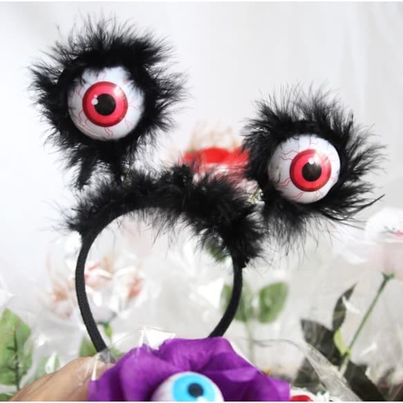 HBEM bando bola mata LED menyala monster eyeball halloween pesta prank