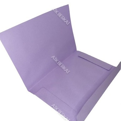 [50 pcs] Map folder Kertas stopmap buffalo Biola 5002 tanpa Snel WARNA UNGU