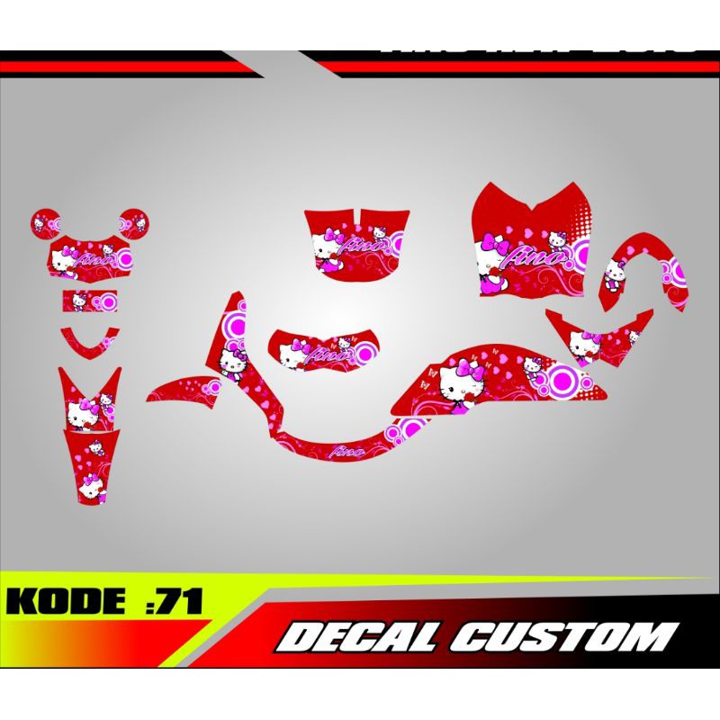 Decal fino 2016 full dasbor