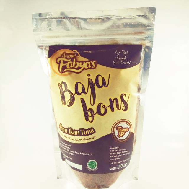 

Bajabons (bajabu abon ikan tuna)