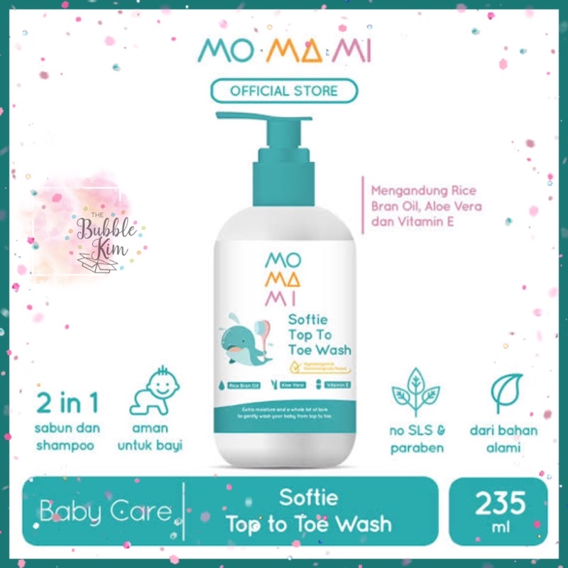 Jual Momami Softie Top To Toe Wash 235ml | Shopee Indonesia