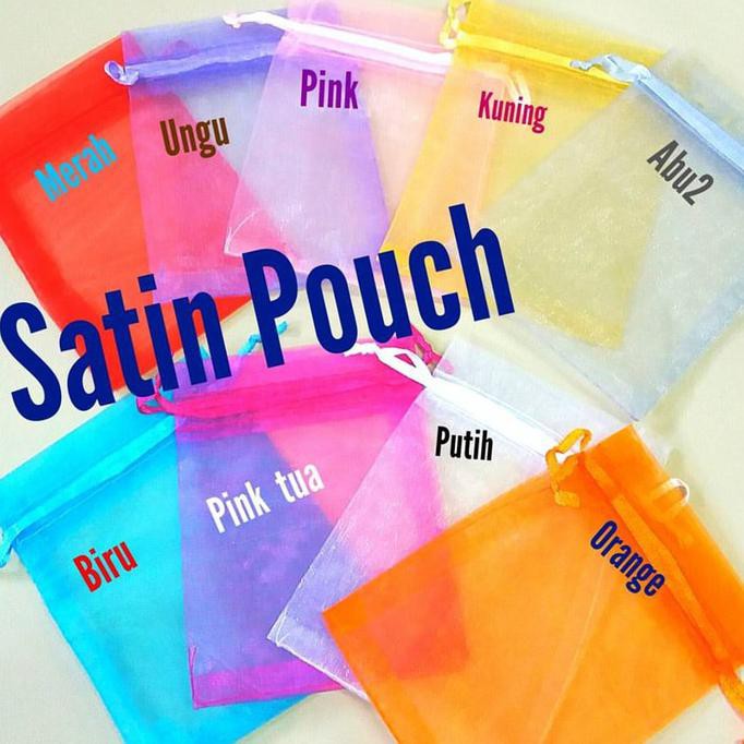 

Satin Pouch - Kantong Serut Satin