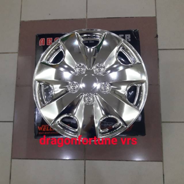 Dop velg ukuran Ring13.Granmax chrome.