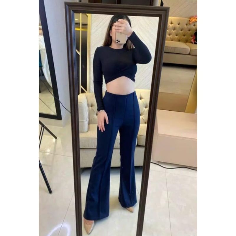 Celana cutbray wanita scuba / celana panjang wanita / celana kantor / celana