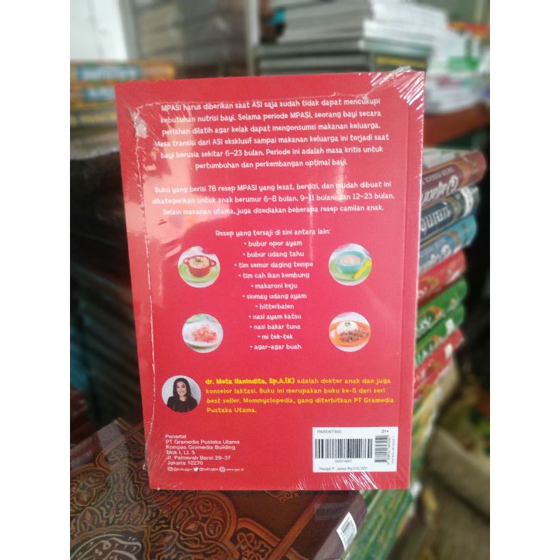 BUKU Mommyclopedia 78 Resep MPASI ( dr. Meta Hanindita, Sp.A.(k)) GRAMEDIA PUSTAKA UTAMA - 100%ORI