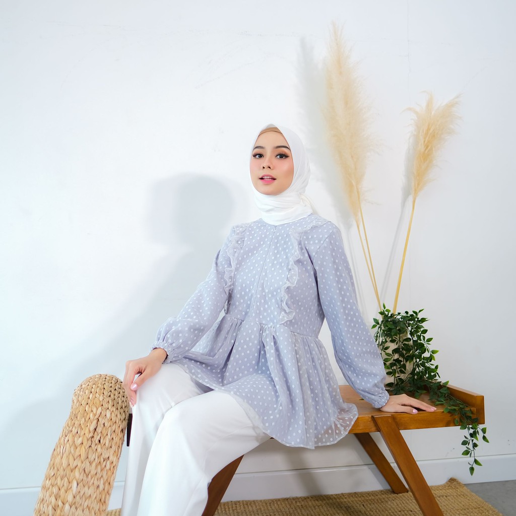 Blouse Kondangan Mewah Baju Atasan Wanita Fashion Pesta Pernikahan Kekinian Terbaru 2021