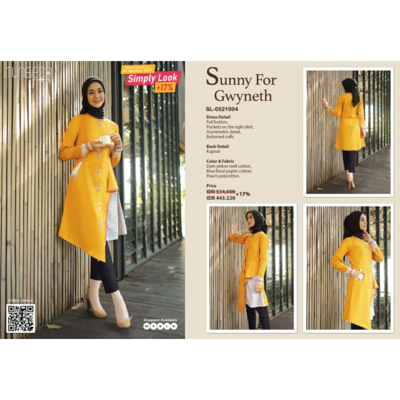 Simply Look SL-0521004 Daily Elegance Tunik By Tuneeca Diskon Sale Promo