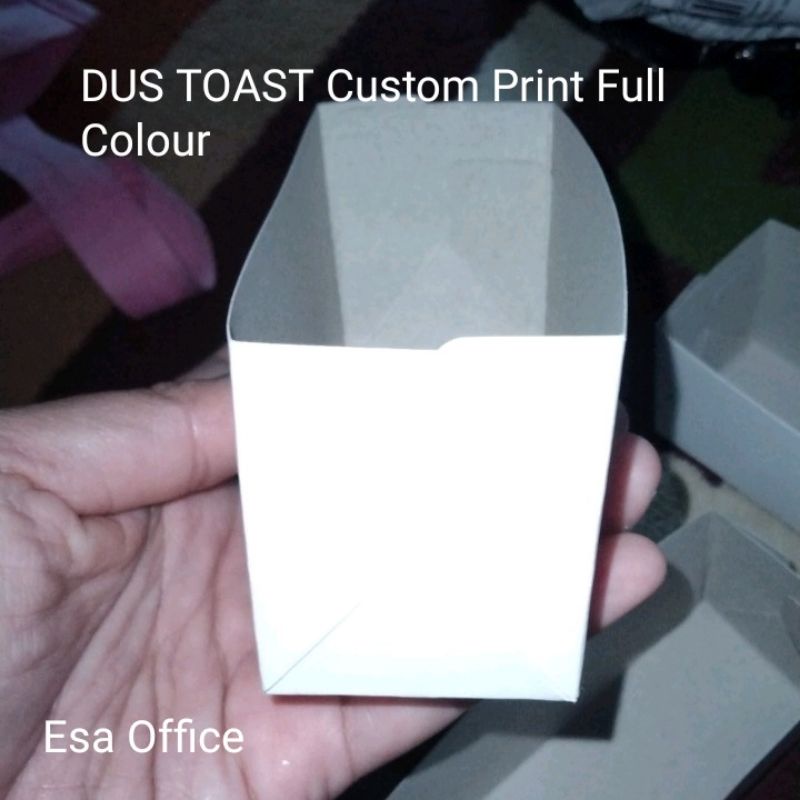

~ (Minimal Order 30pcs) Dus Toast Custom | Box Sandwich | Free desain Full Printing termurah