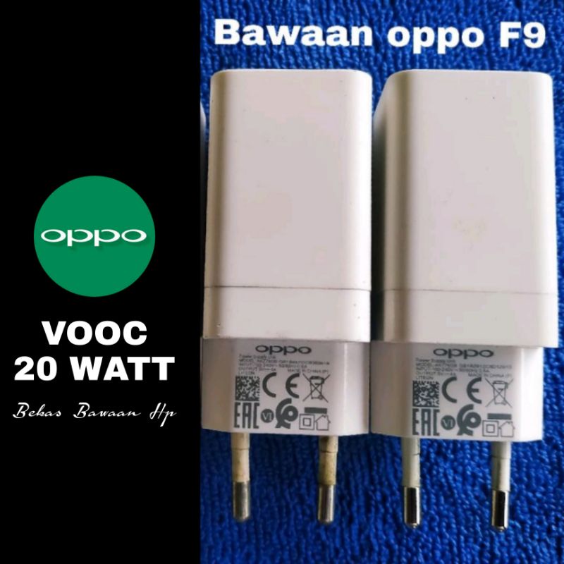 Oppo Adaptor F9 Reno 2 F11 Vooc Orginal Bekas Bawaan Hp