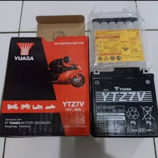 Jual AKI MOTOR YAMAHA NMAX AEROX LEXI YUASA YTZ7V ASLI Indonesia|Shopee