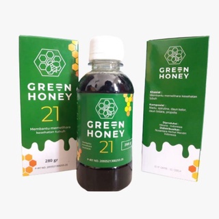 GREEN HONEY 21 Netto 280 gr Solusi Membantu Memelihara Kesehatan Tubuh Pilihan TERBAIK BPOM