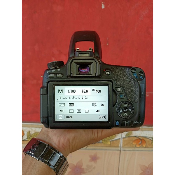 Canon 700D Fullset Mulus + Lensa STM 18-55MM + Memori 16 Gb+ Tas-6