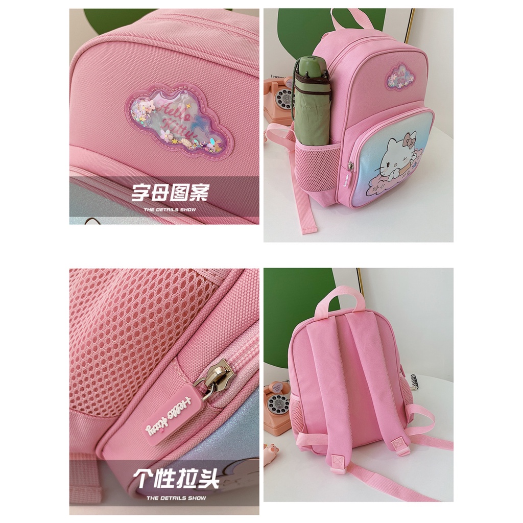 Tas Ransel Hello Kitty Glitter Cloud TR014 anak perempuan paud tk sd tas punggung backpack