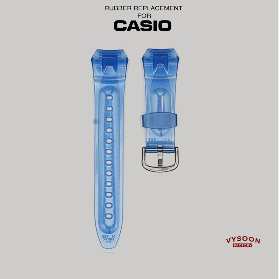 Strap Tali Karet Ruber Casio Original Pengganti BGR-30 BGR30 BGR 30