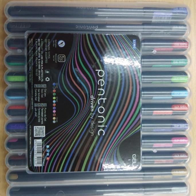 

---Terbartu--- paket pulpen pentonic 12 colour bpk dedi