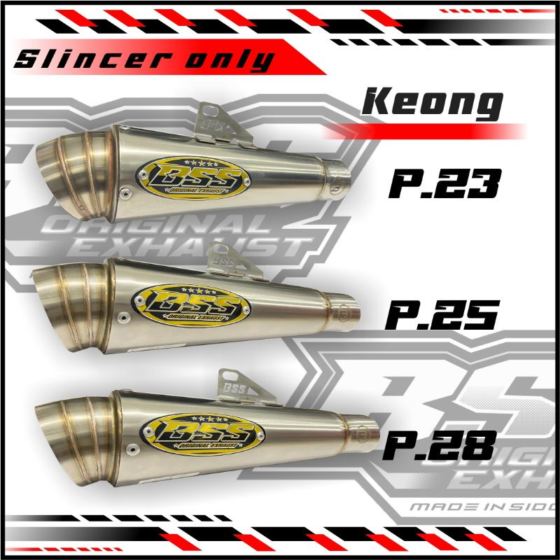 Knalpot BSS Keong Silincer Only Original BSS