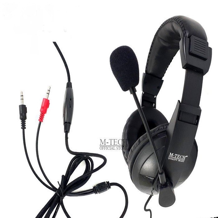 Trend-Headset Gaming M Tech A4 Jack 3.5mm Headphone headset stereo WITH SPLITER