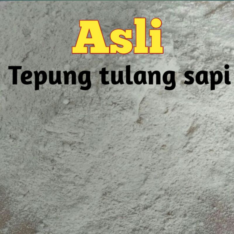 

PROMO Bone Meal / Tepung Tulang SAPI / Pakan Ternak (1KG)