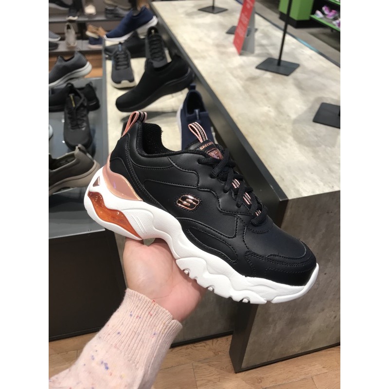 NEW ARRIVAL SKECHERS D'Lites 3.0 Air - Golden Rules Women's Sneaker Shoes Harga normal 999.000