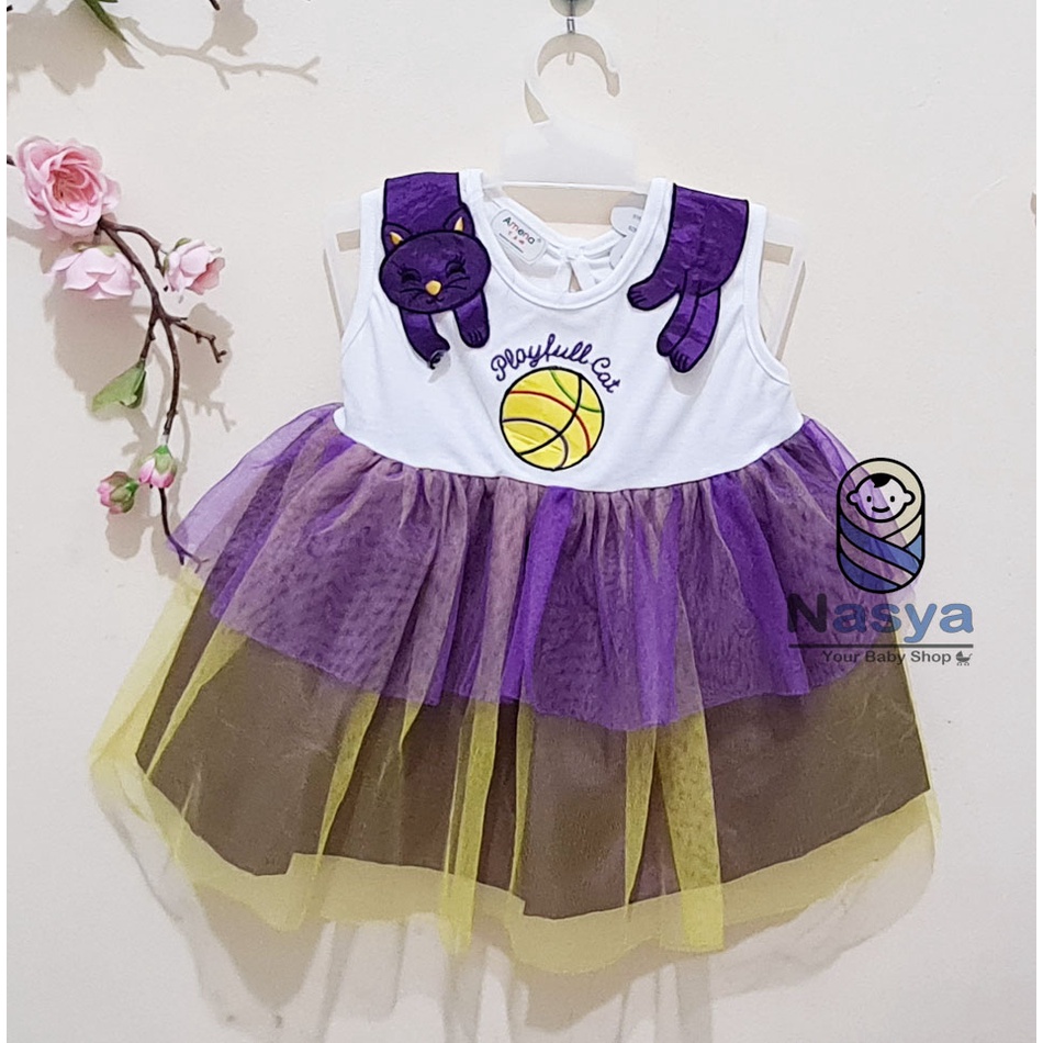 [MK-010] Dress Tutu Bayi Amena / Fashion Baby Girl (0 - 12 bulan)