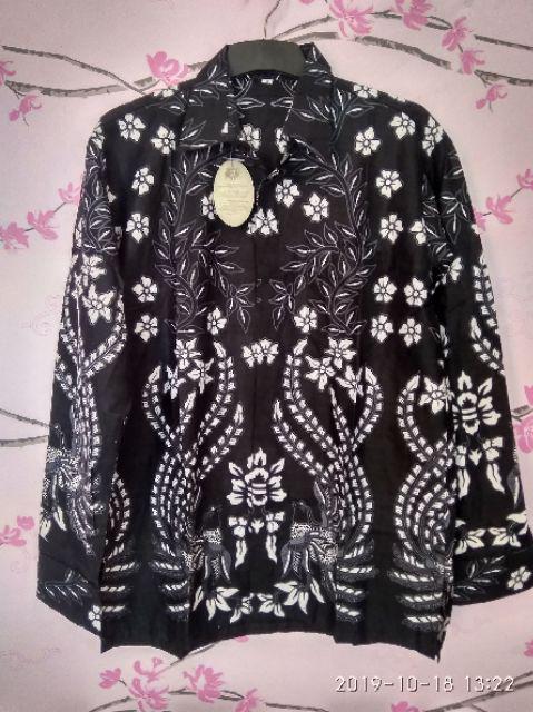 Kemeja Batik Pria Ppbtk07 Modern Lengan Panjang Casual Modis Trendy Masa Kini M L Xl Asli Pekalongan