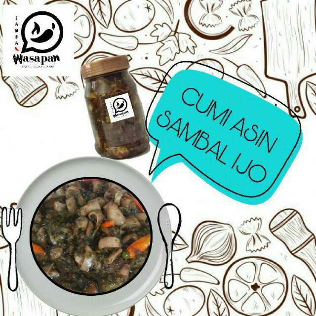 

Cumi Asin Sambal Ijo
