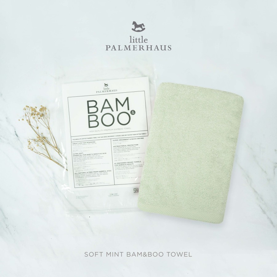 Little Palmerhaus Premium Mason Bamboo Towel Handuk Bayi