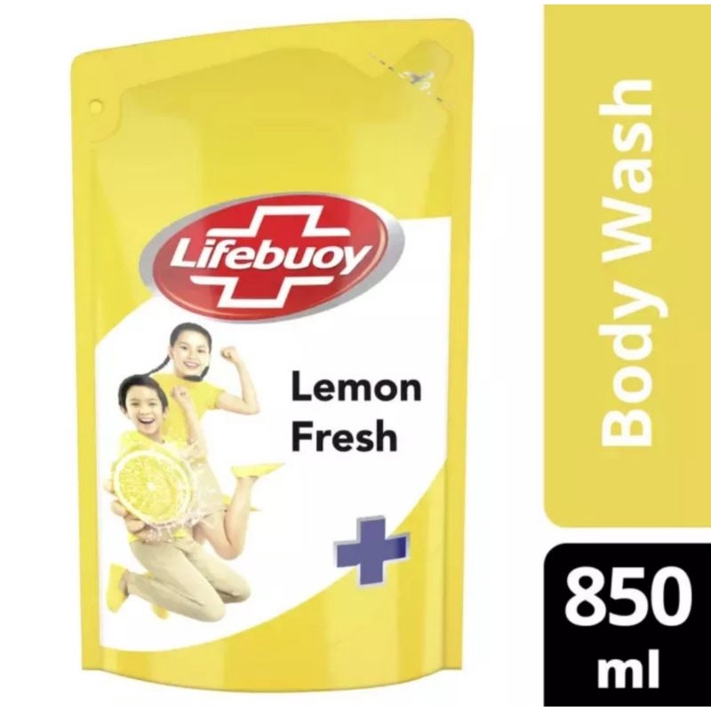 Lifebuoy Antibacterial Body Wash Sabun Mandi Cair Refill 825 ml kemasan sachet